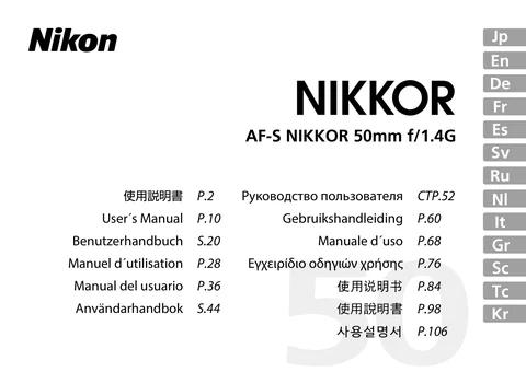 nikon尼康AF-S NIKKOR 50mm f